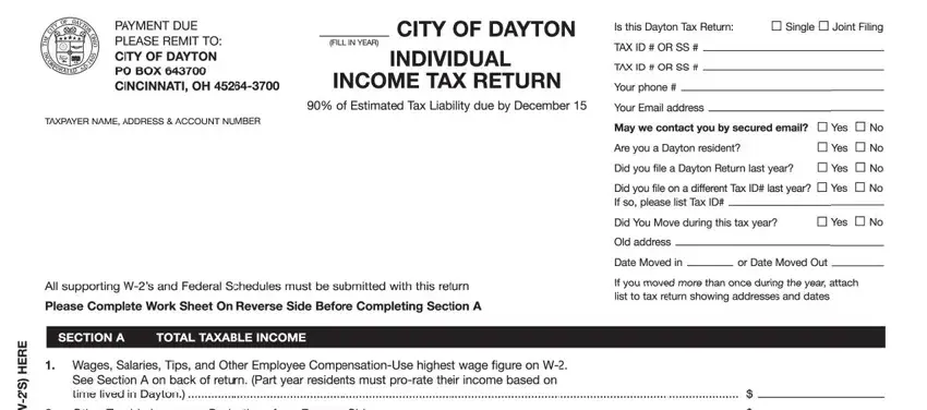 city of dayton tax empty spaces to consider