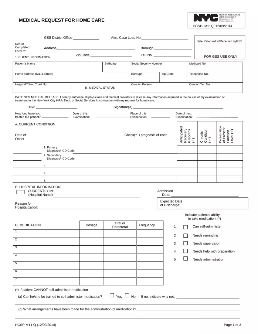 M11Q Form first page preview