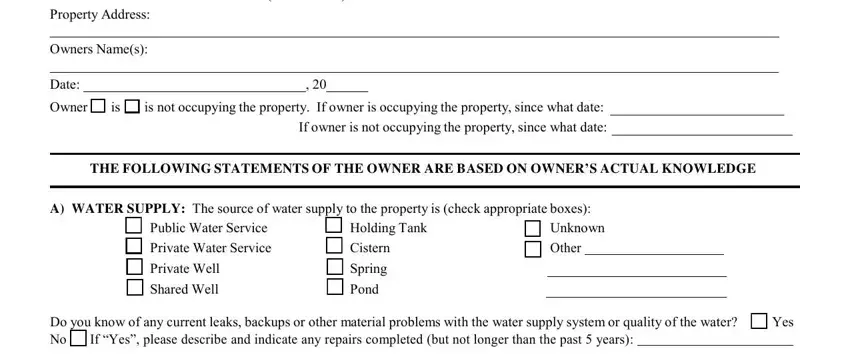 Filling in ohio real estate disclosure form part 2